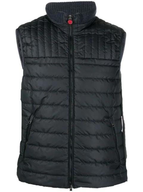 feather-down padded gilet by KITON 