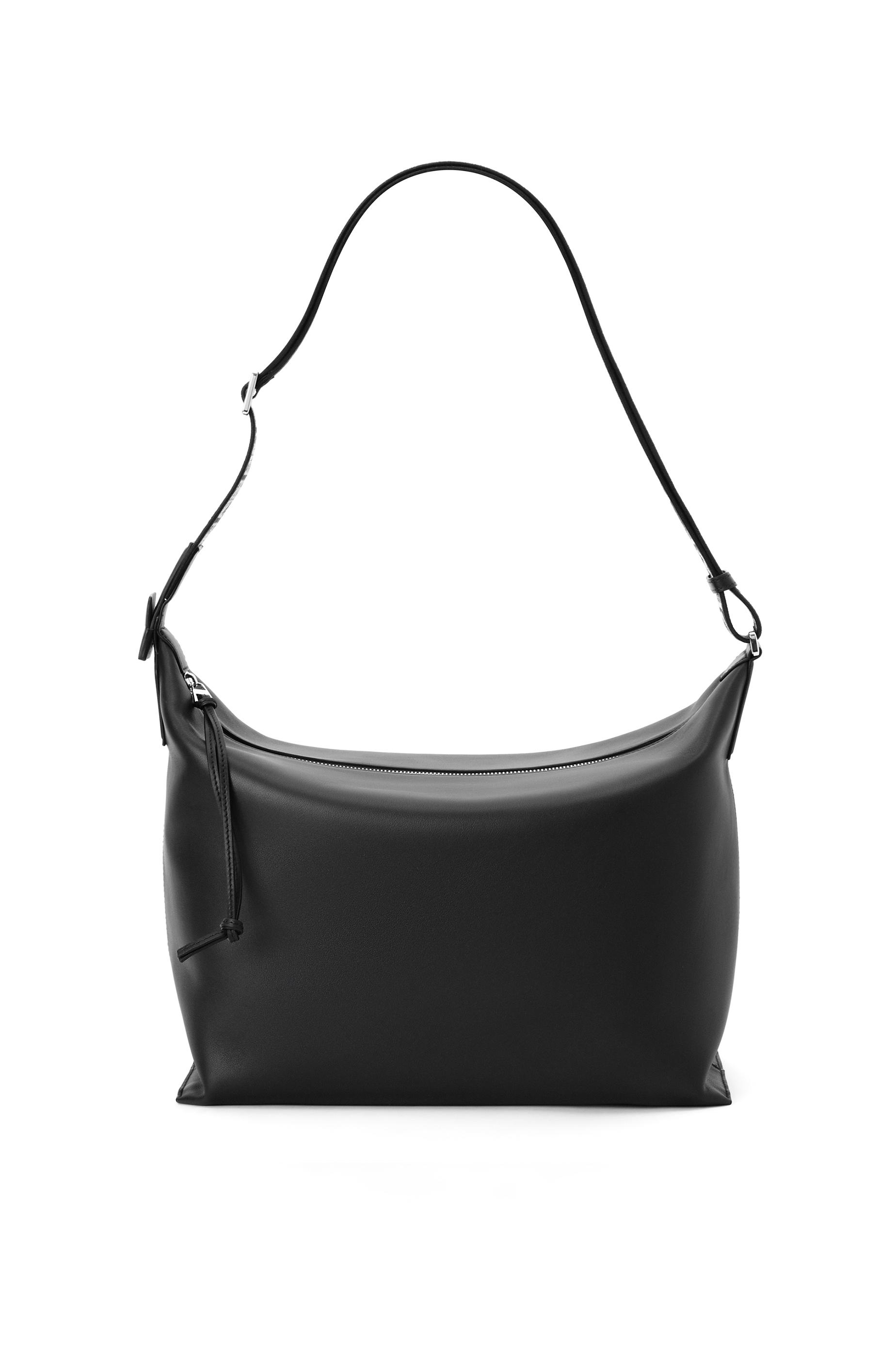 Cubi Crossbody bag in supple smooth calfskin and jacquard by LOEWE