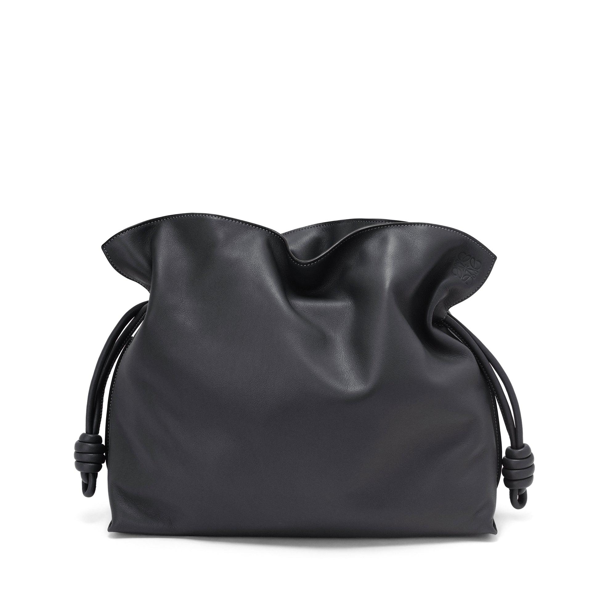 Loewe Women's Flamenco Clutch Large Bag (Black) by LOEWE