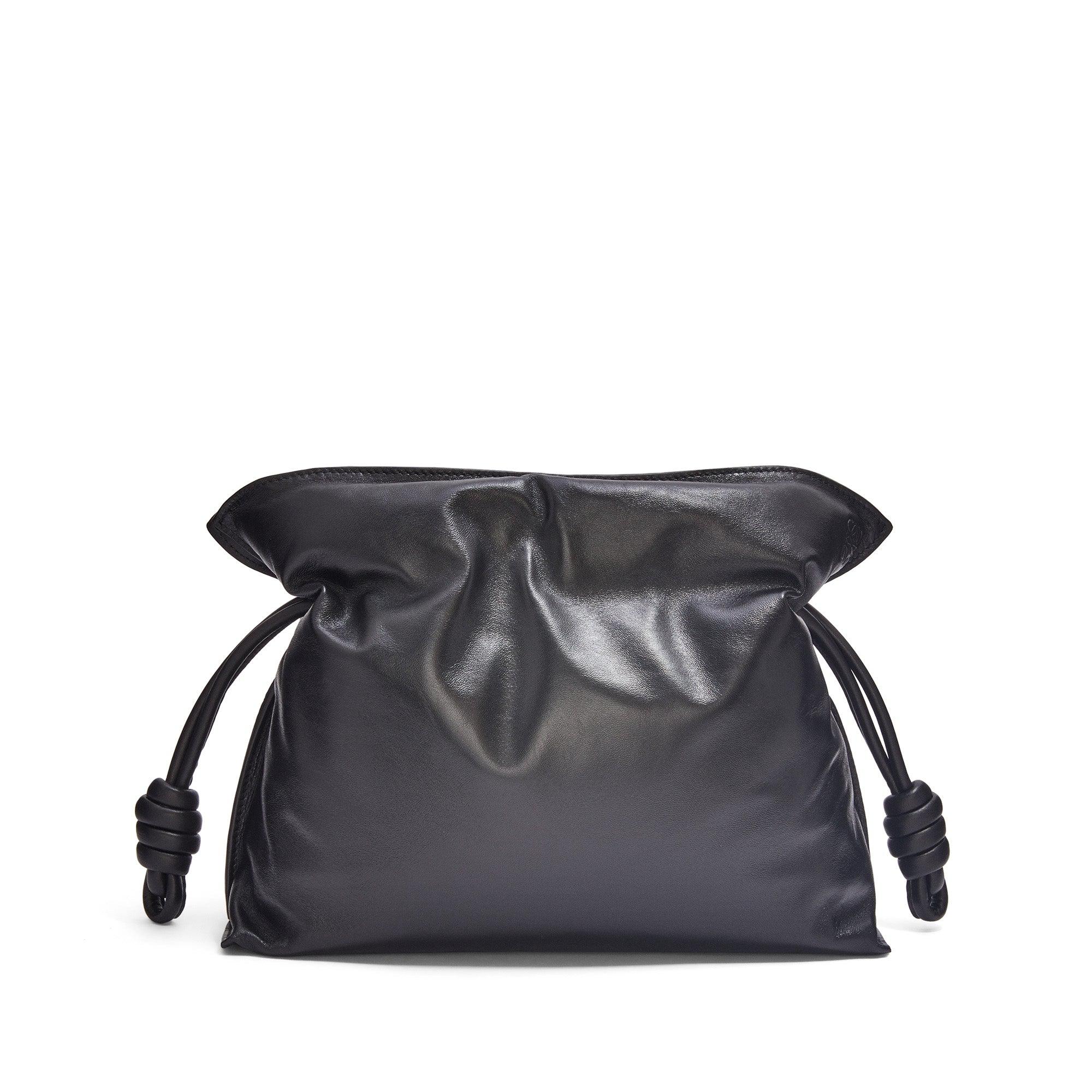 Loewe Women's Flamenco Clutch Puffer Bag (Black) by LOEWE