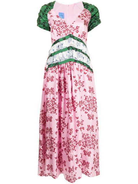 Tilda silk maxi dress by MACGRAW