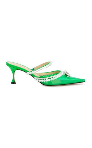 Diamond And Pearls PVC Mules by MACH AND MACH