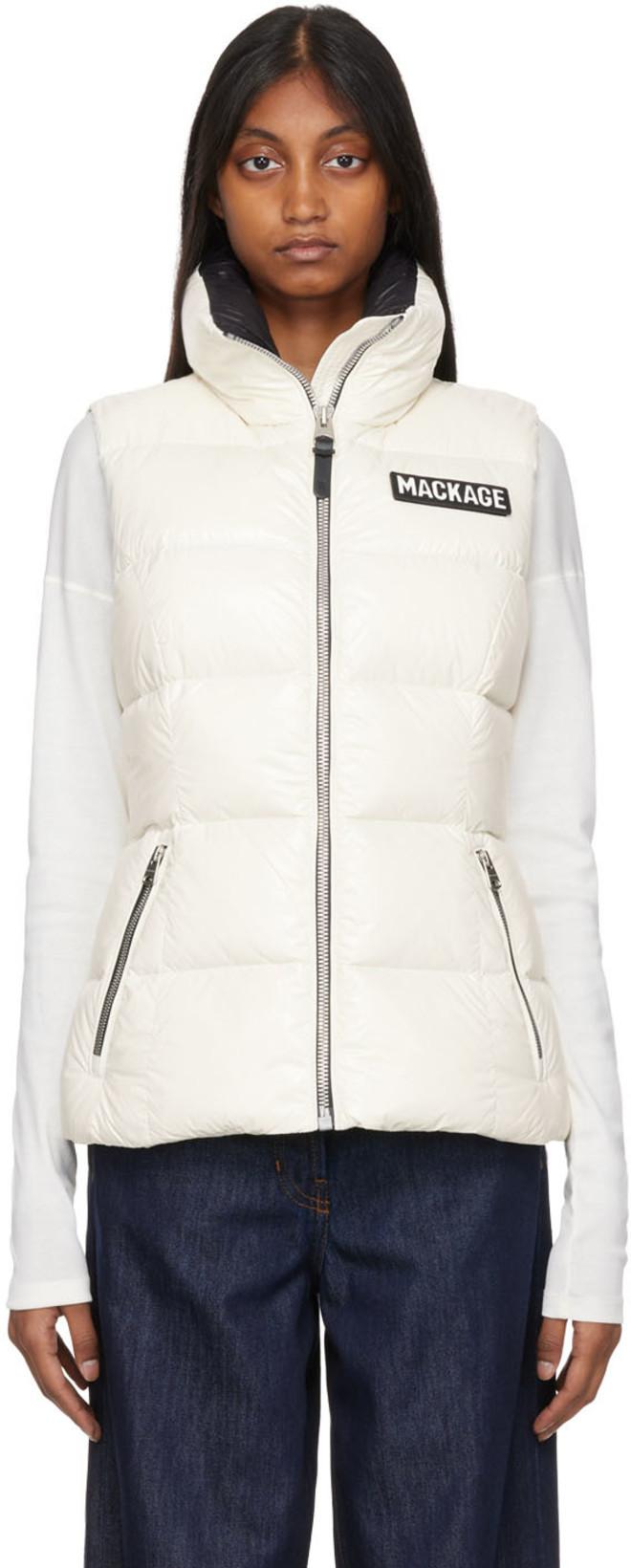 Off-White Chaya Down Vest by MACKAGE