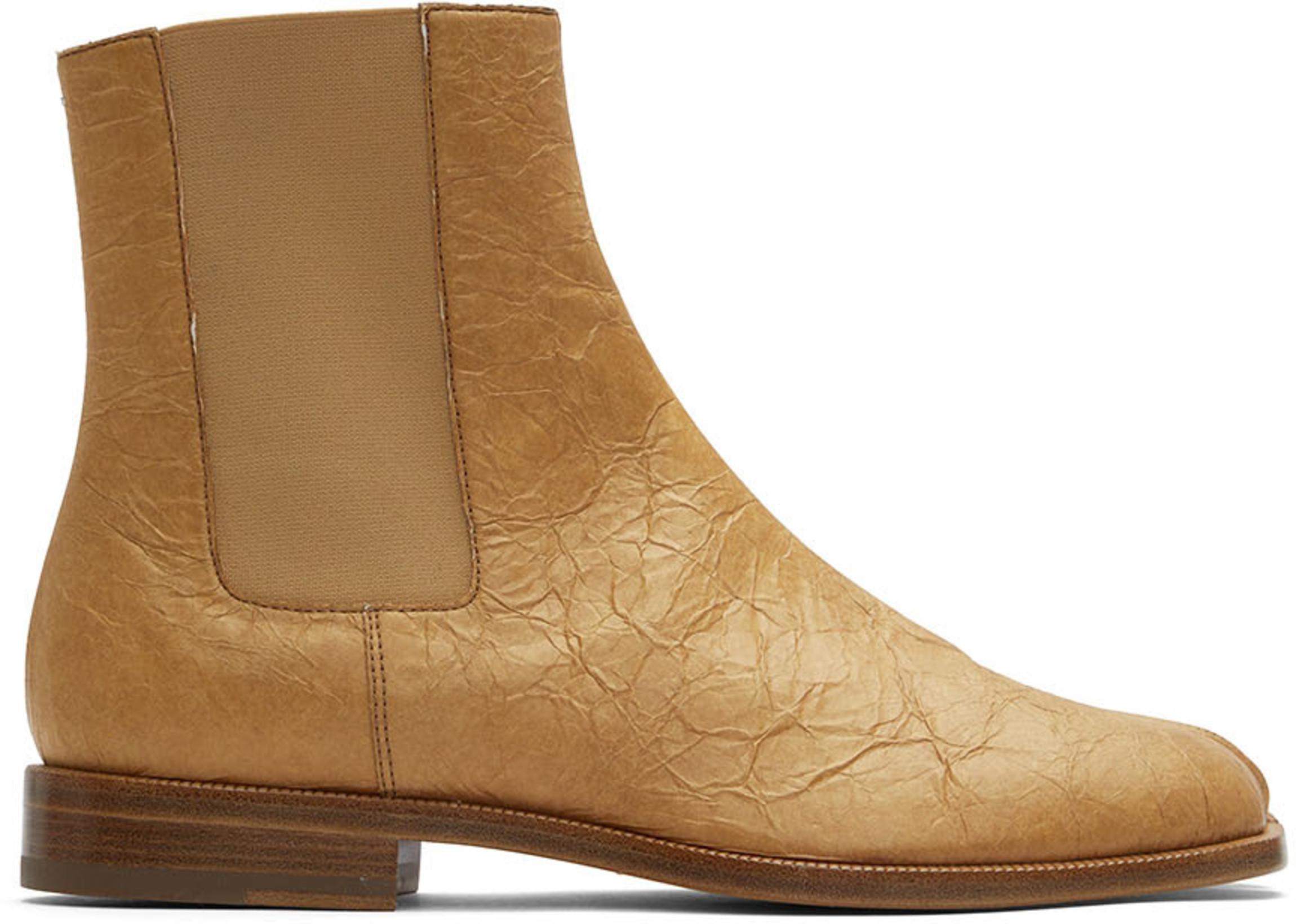 Tan Tabi Chelsea Boots by MAISON 