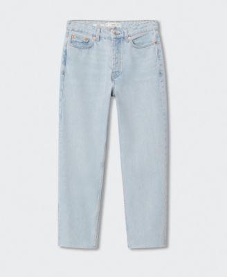 Weiß L Mango Mom fit jeans DAMEN Jeans Mom fit jeans Basisch Rabatt 68 % 