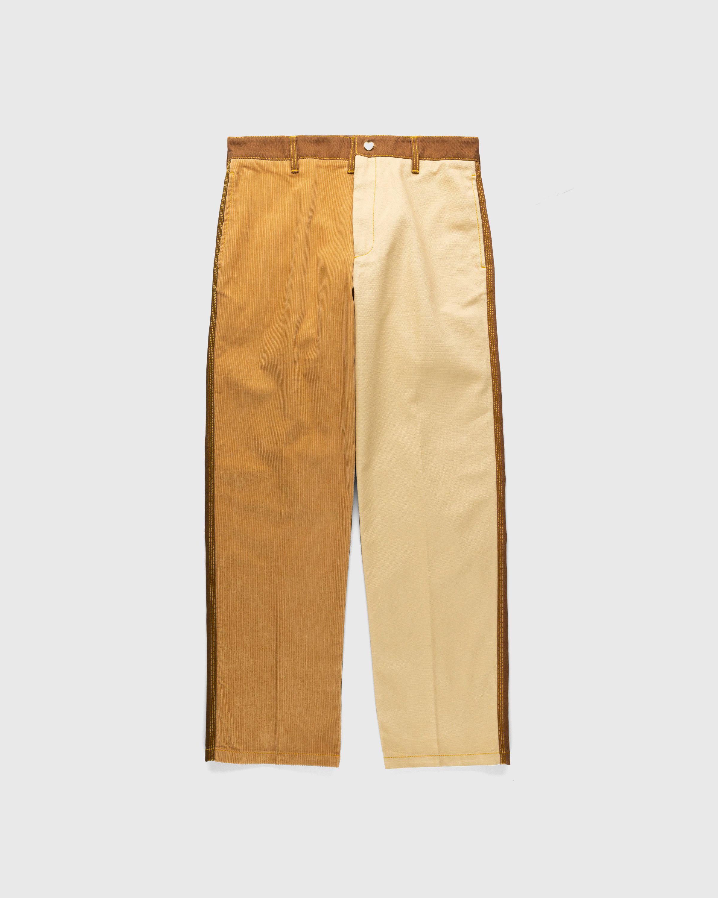 Marni x Carhartt WIP – Colorblocked Trousers Brown by MARNI X CARHARTT WIP