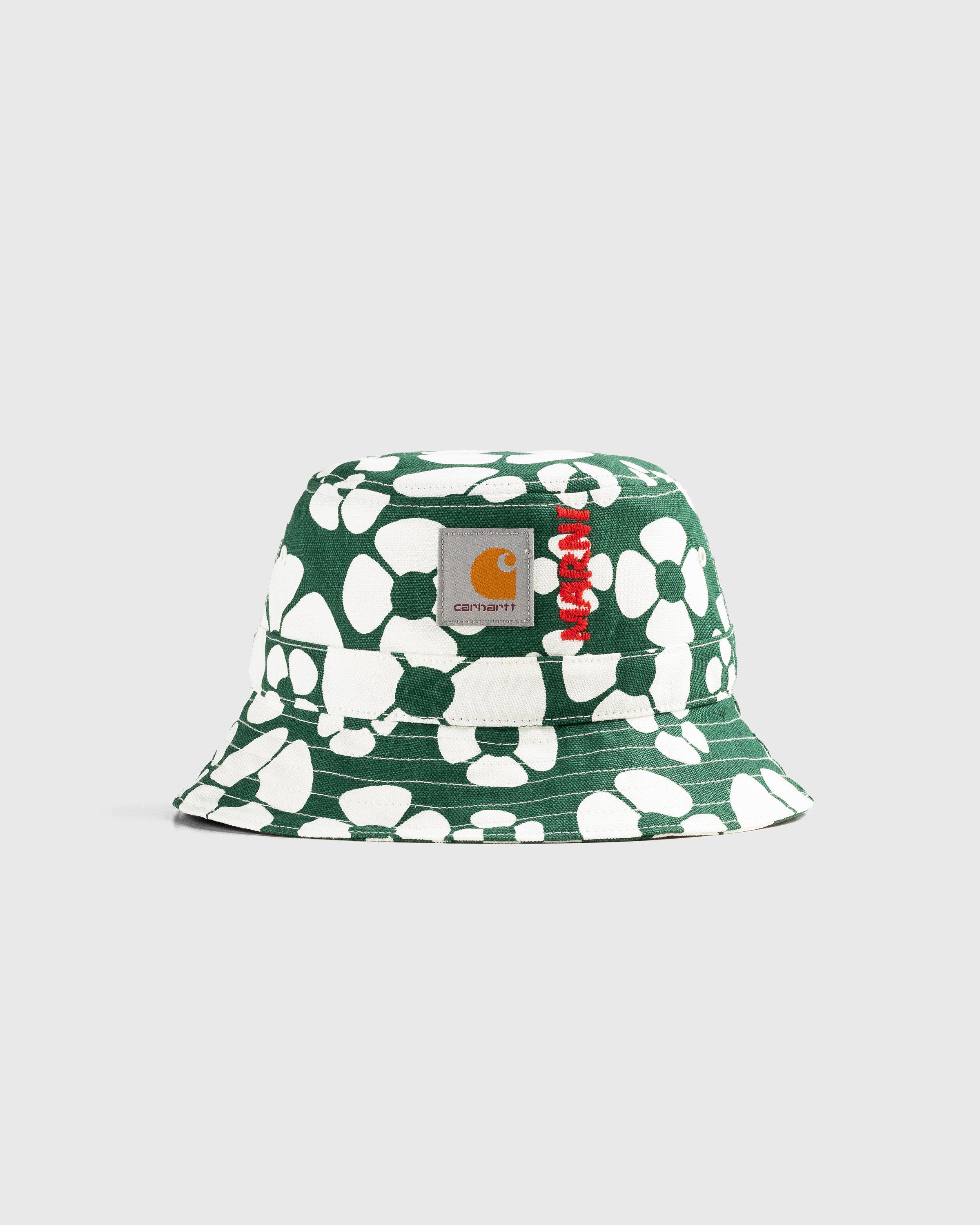 Marni x Carhartt WIP – Floral Bucket Hat Green by MARNI X CARHARTT WIP