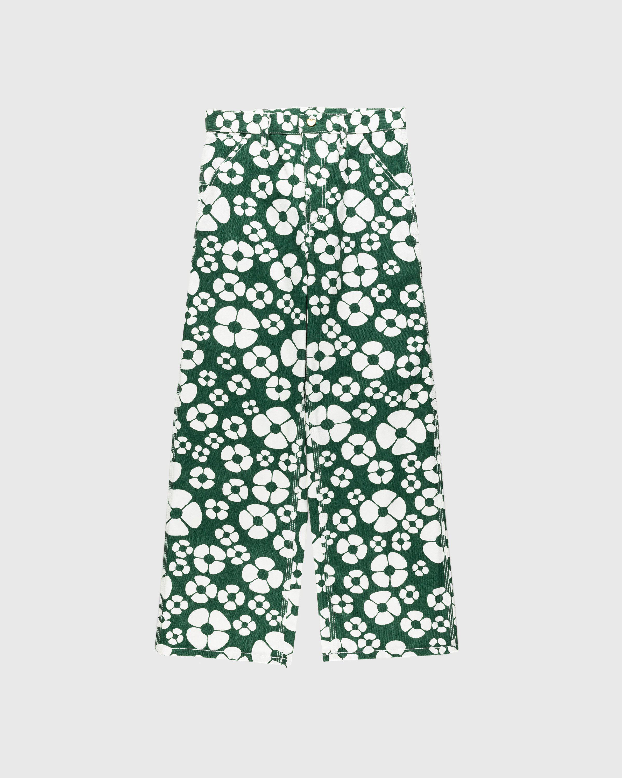 Marni x Carhartt WIP – Floral Trousers Green by MARNI X CARHARTT WIP