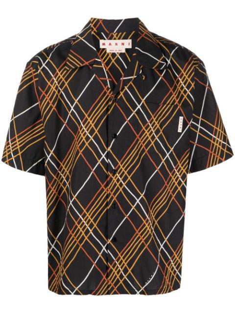 all-over graphic-print shirt by MARNI