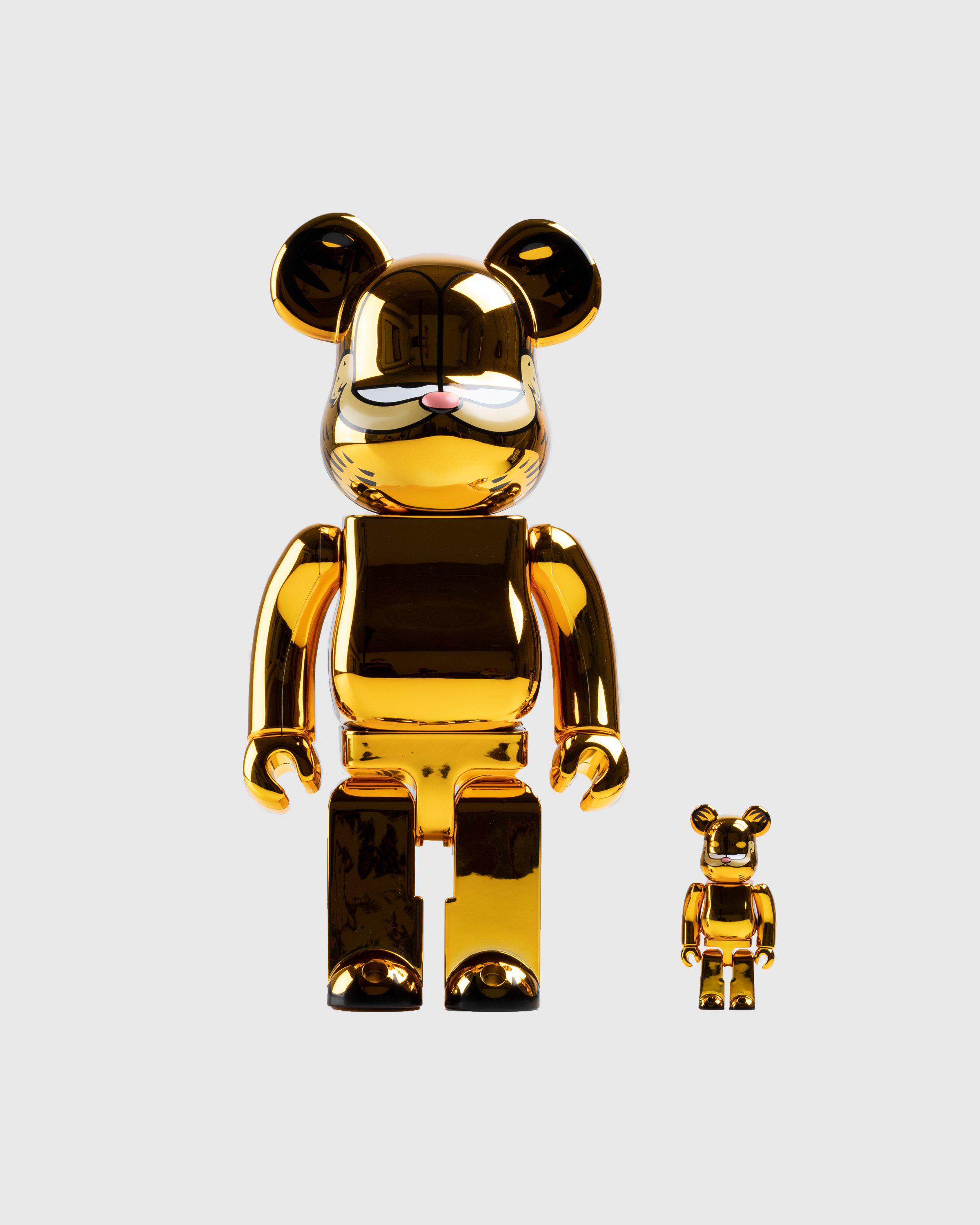 豪華 BE@RBRICK ベアブリック☆atmos☆400%&100%☆ゴールド クローム