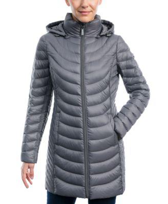 michael kors petite packable puffer coat