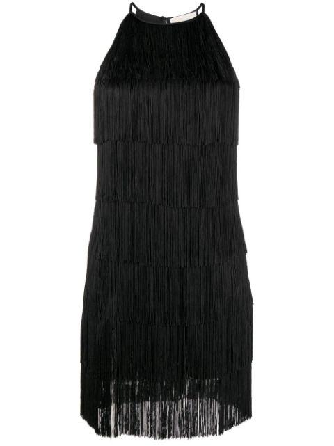 fringed tiered dress by MICHAEL KORS