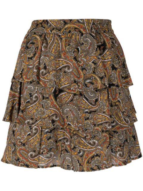 paisley-print mini skirt by MICHAEL KORS