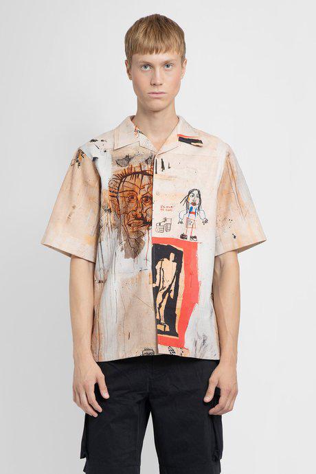 Louis Vuitton X Nba Basketball Short-sleeve Shirt Beige Color