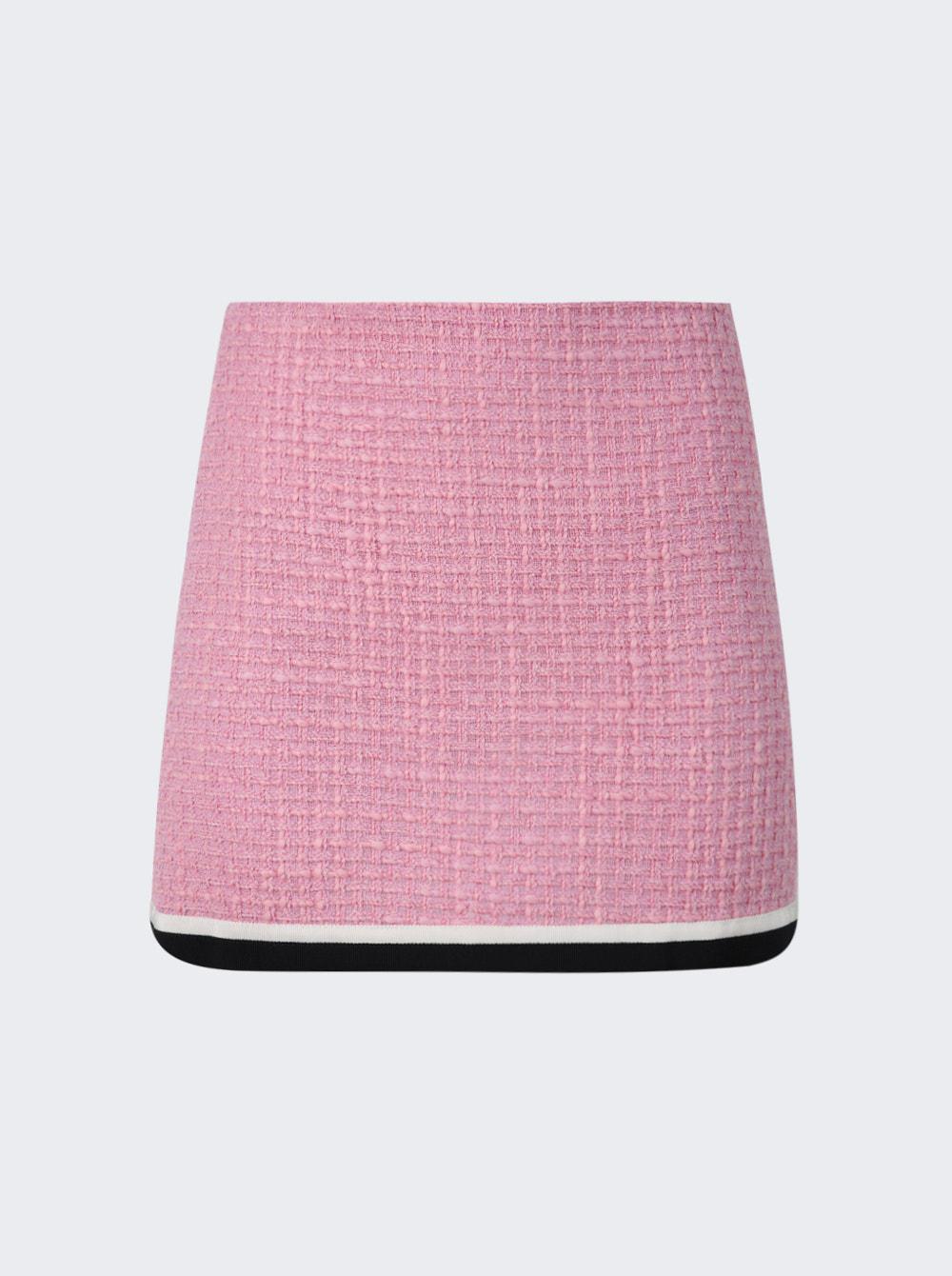Tweed Mini Skirt by MIU MIU