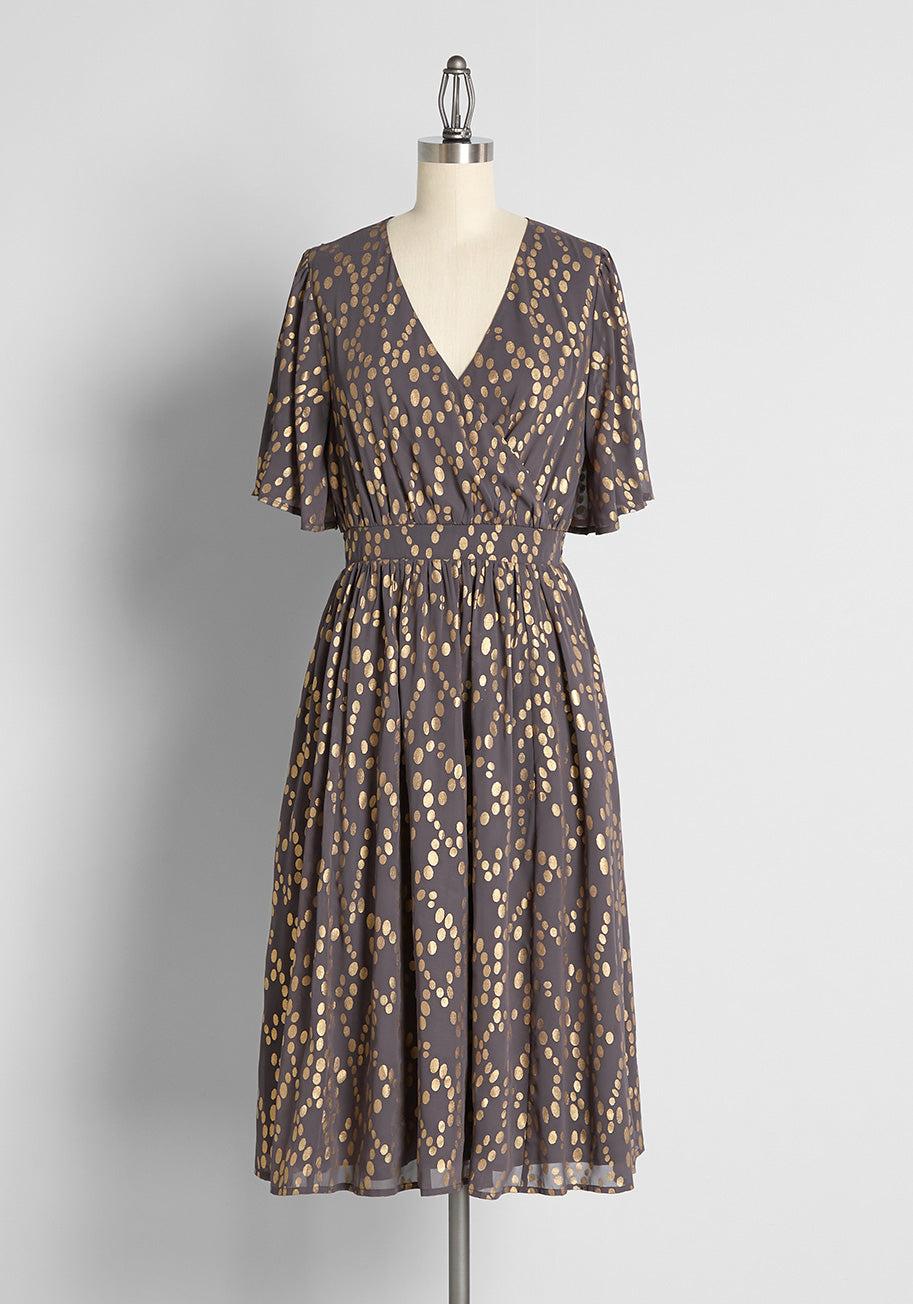 ModCloth Bubbly Feelings Midi Dress by MODCLOTH jellibeans