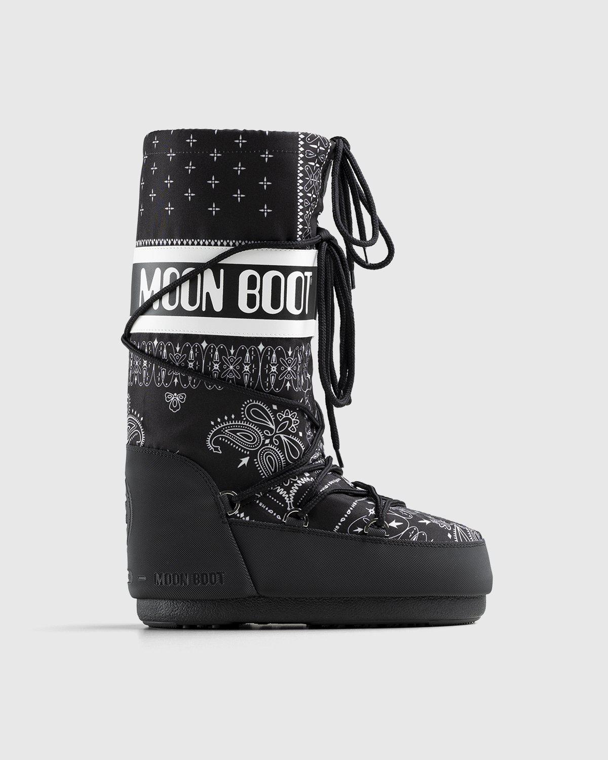 Moon Boot x Highsnobiety – Icon Boot Bandana Black by MOON BOOT X HIGHSNOBIETY