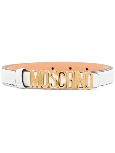 moschino slim belt