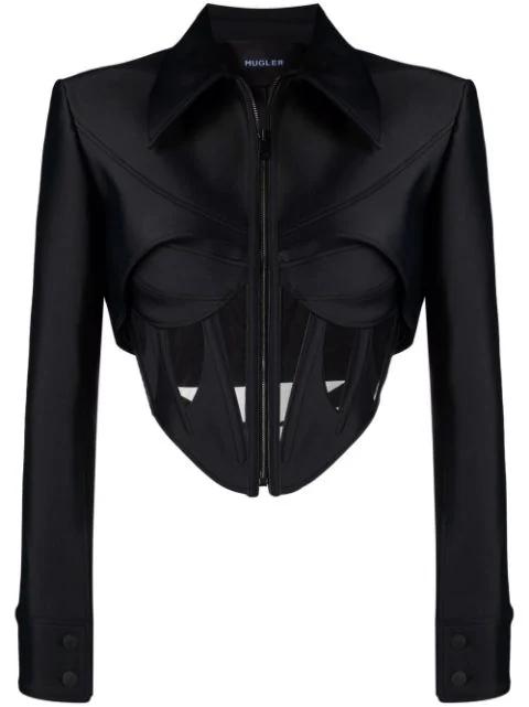 corset-inspired jacket by MUGLER