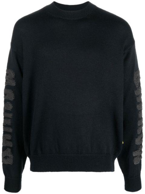 chunky-knit appliqué jumper by #MUMOFSIX