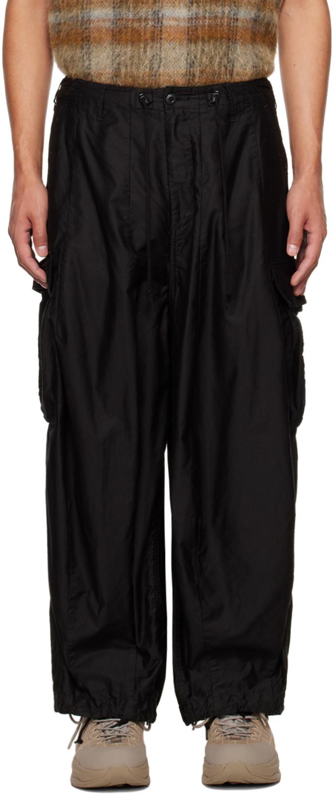 Black H.D. Trousers by NEEDLES