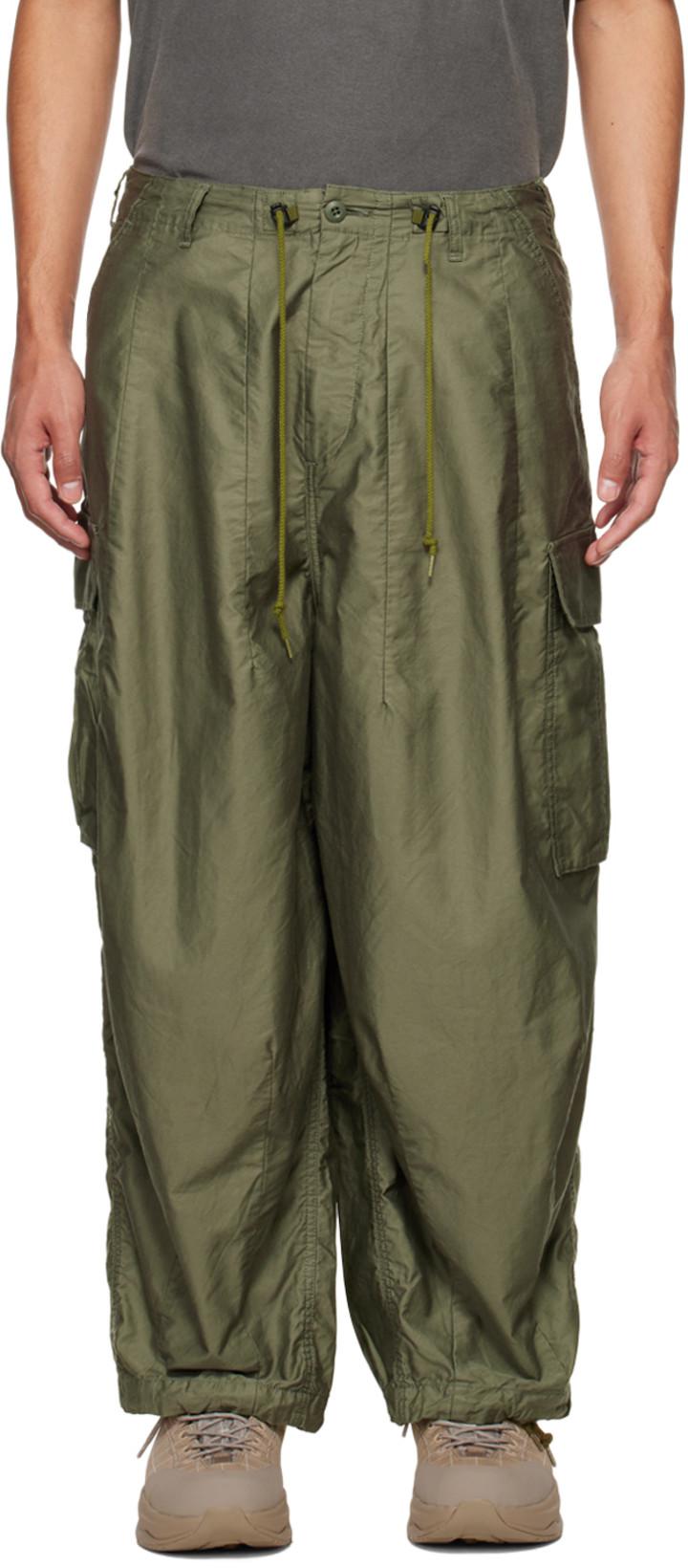 Green H.D. Trousers by NEEDLES