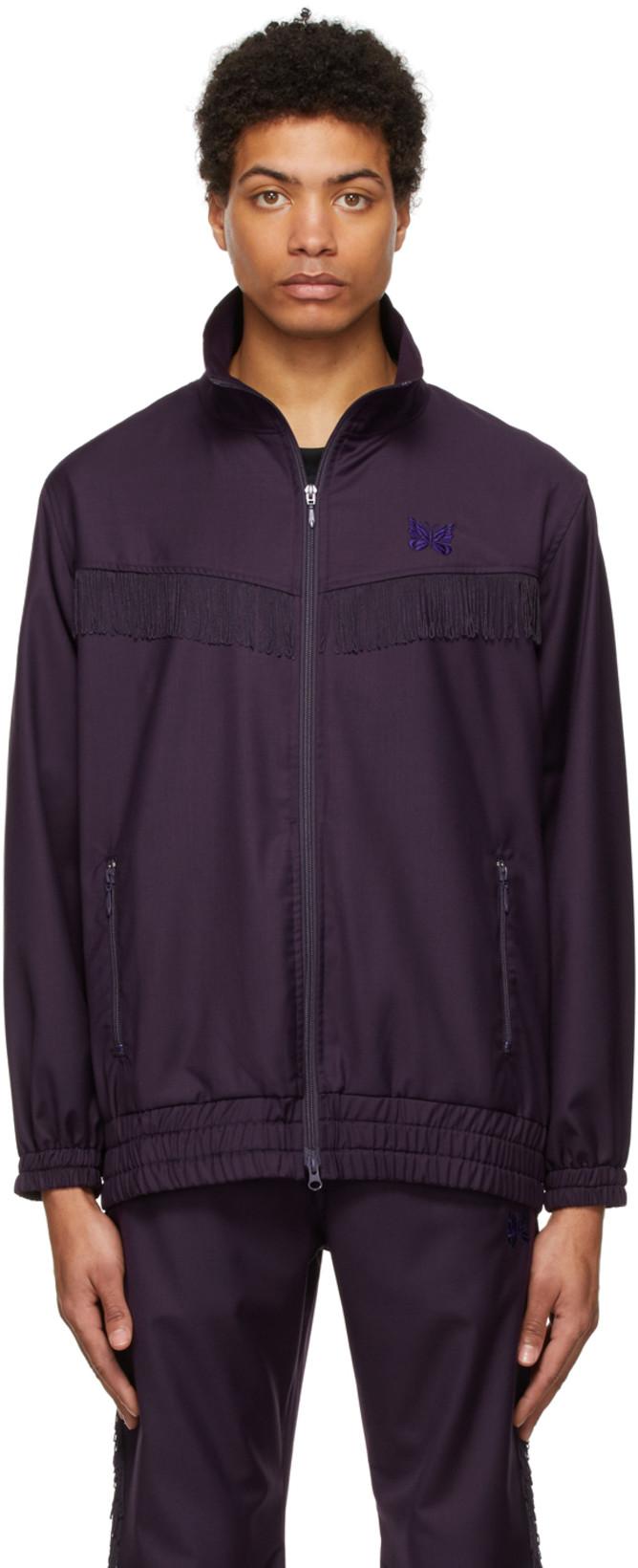 needles purple track jacket