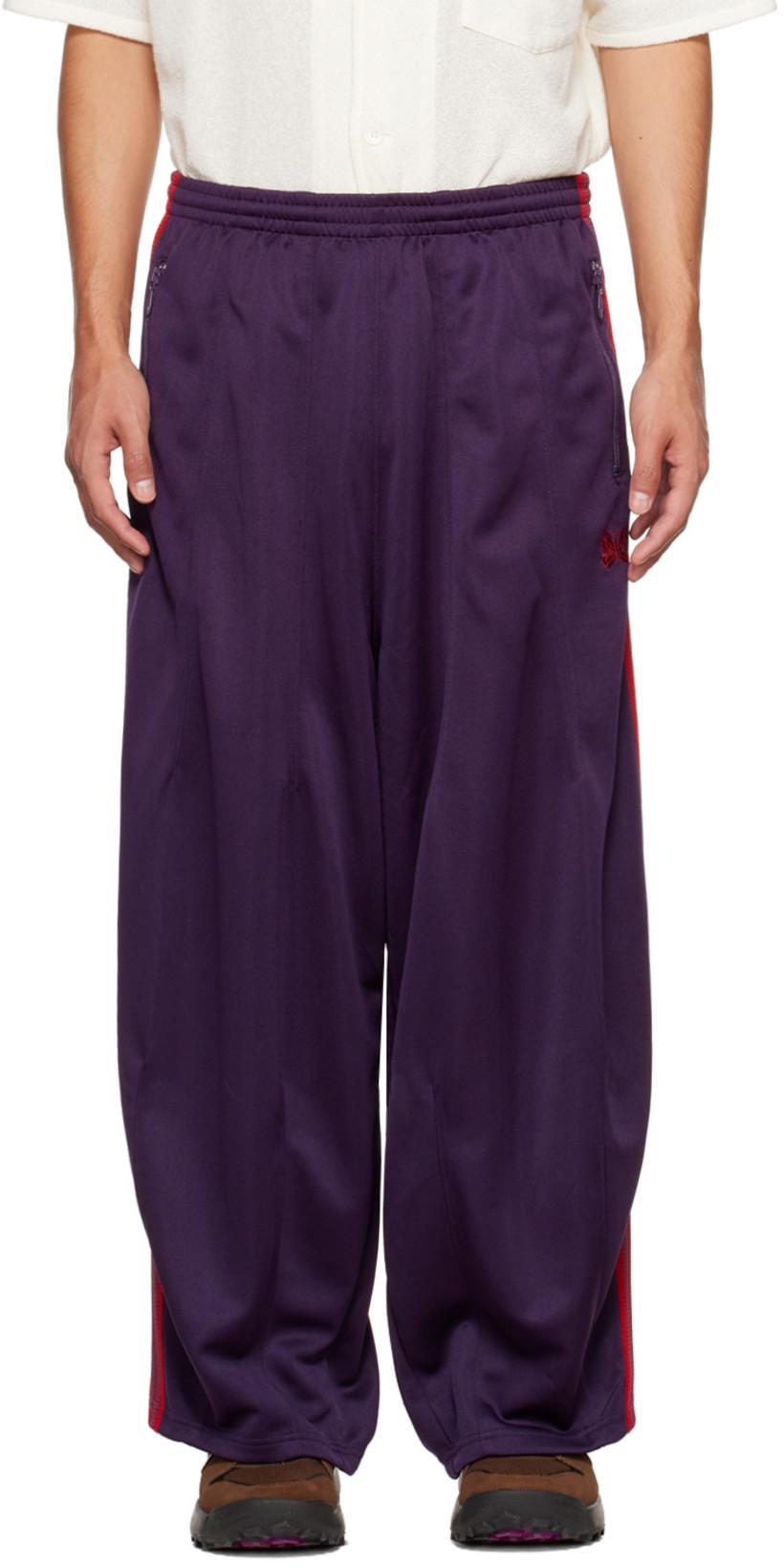 Purple H.D. Lounge Pants by NEEDLES