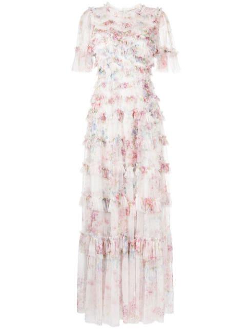 floral-print maxi dress by NEEDLE&THREAD