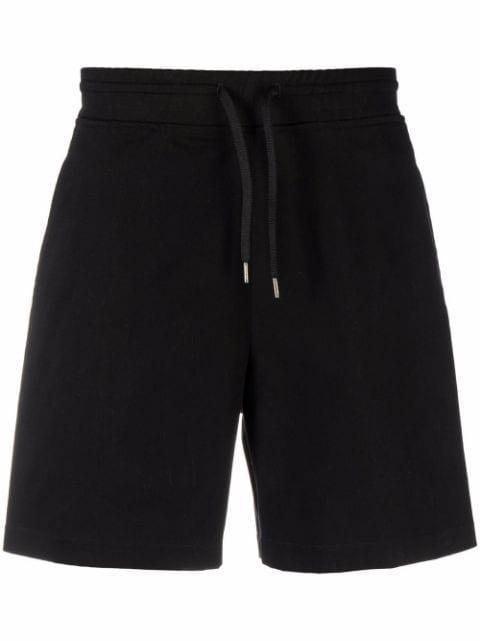 Neil Barrett Cotton Low-rise Cargo Shorts in Black for Men Mens Clothing Shorts Cargo shorts Save 32% 