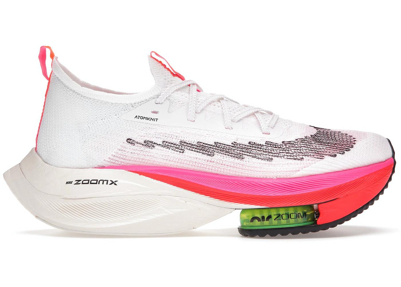 Air Zoom Alphafly Next% Flyknit White Pink by NIKE