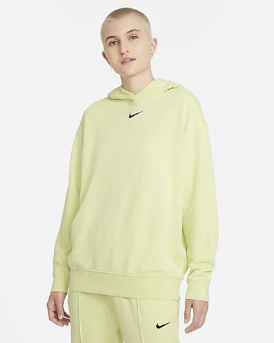 Nike sportswear essential collection women's washed fleece hoodie Clearance