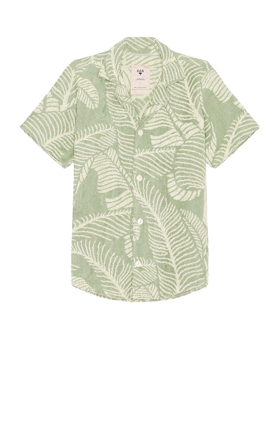 oas banana leaf terry shirt
