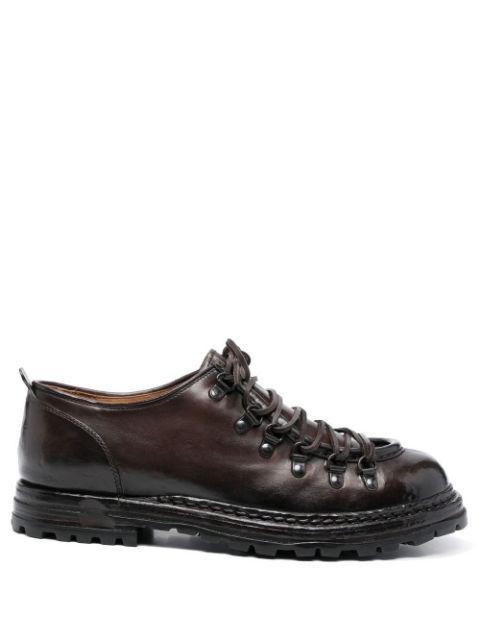 Artik leather lace-up shoes by OFFICINE CREATIVE