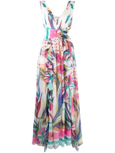 floral-print maxi dress by PATBO