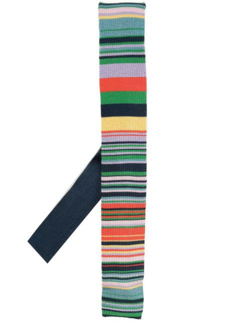 horizontal-stripe silk tie by PAUL SMITH