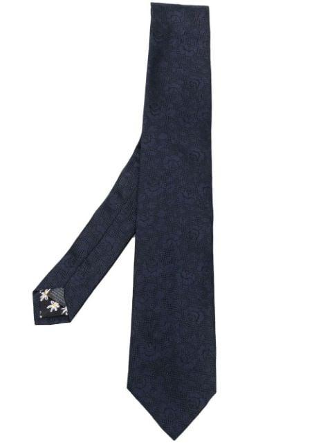 jacquard pointed tie by PAUL SMITH