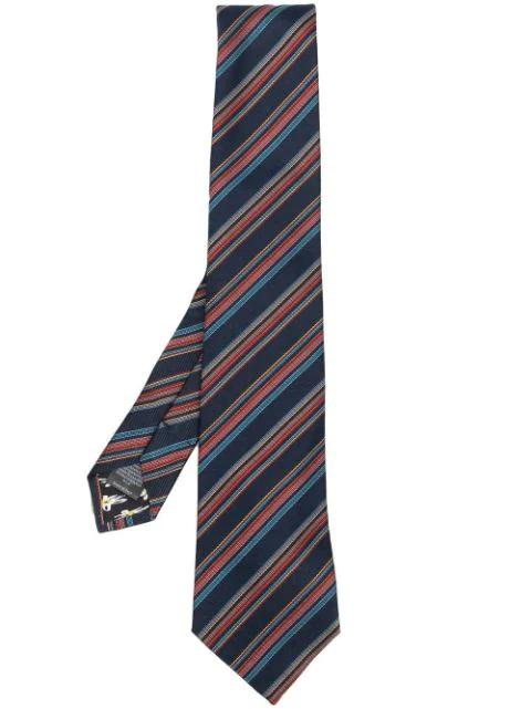 striped silk tie by PAUL SMITH