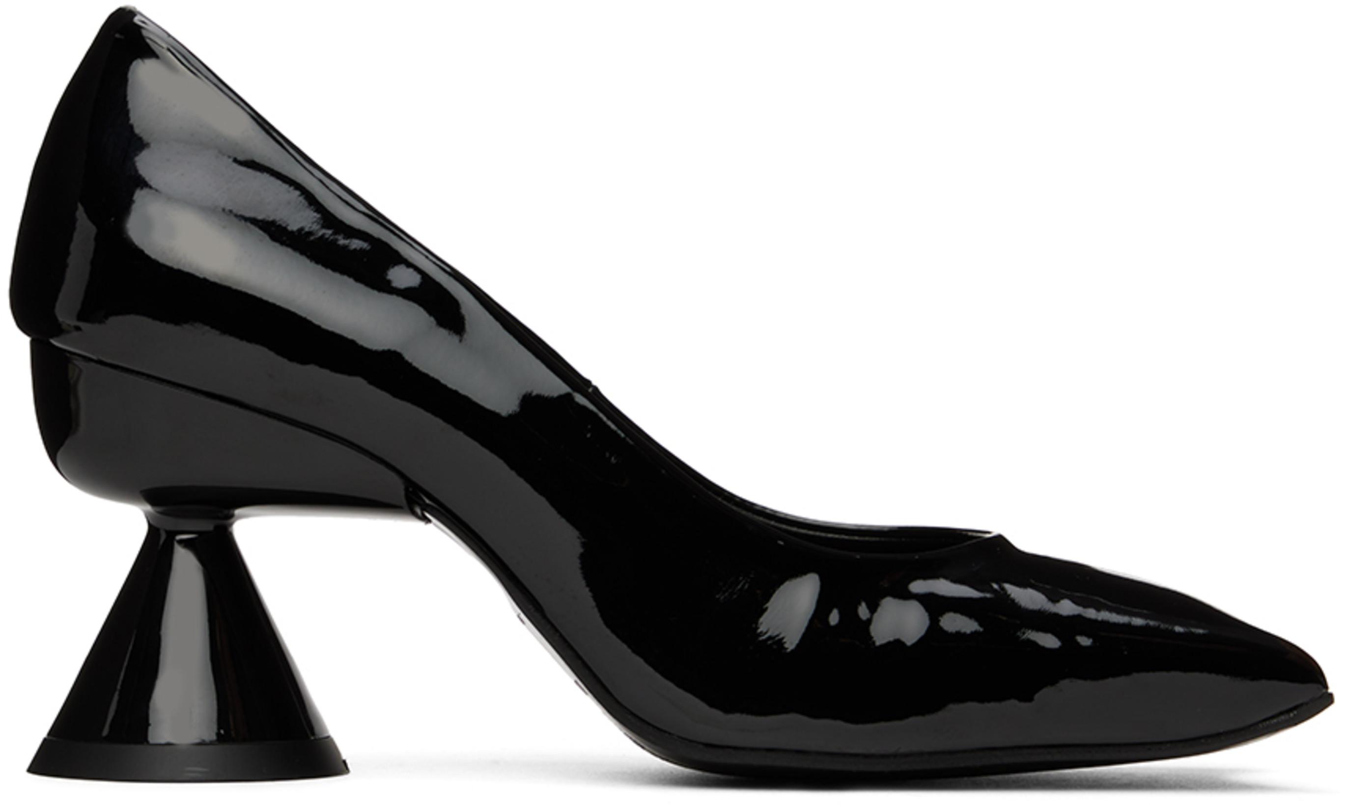 Black Diablo Heels by PAULA CANOVAS DEL VAS | jellibeans