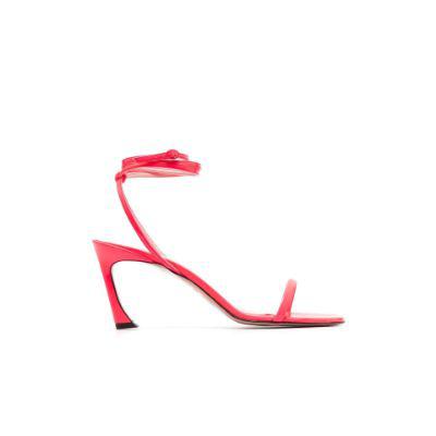 Pink Fade 70 Vegan Leather Sandals by PIFERI