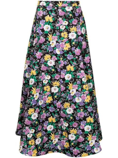 floral-print skirt by PLAN C