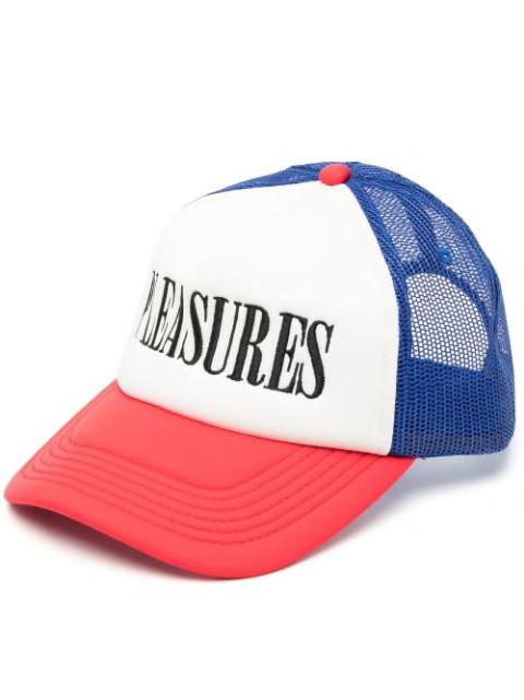 logo-embroidered trucker hat by PLEASURES