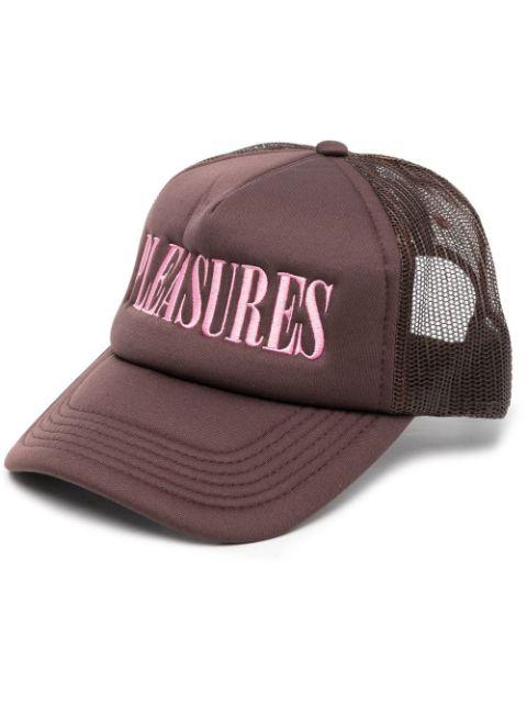 logo-embroidered trucket cap by PLEASURES
