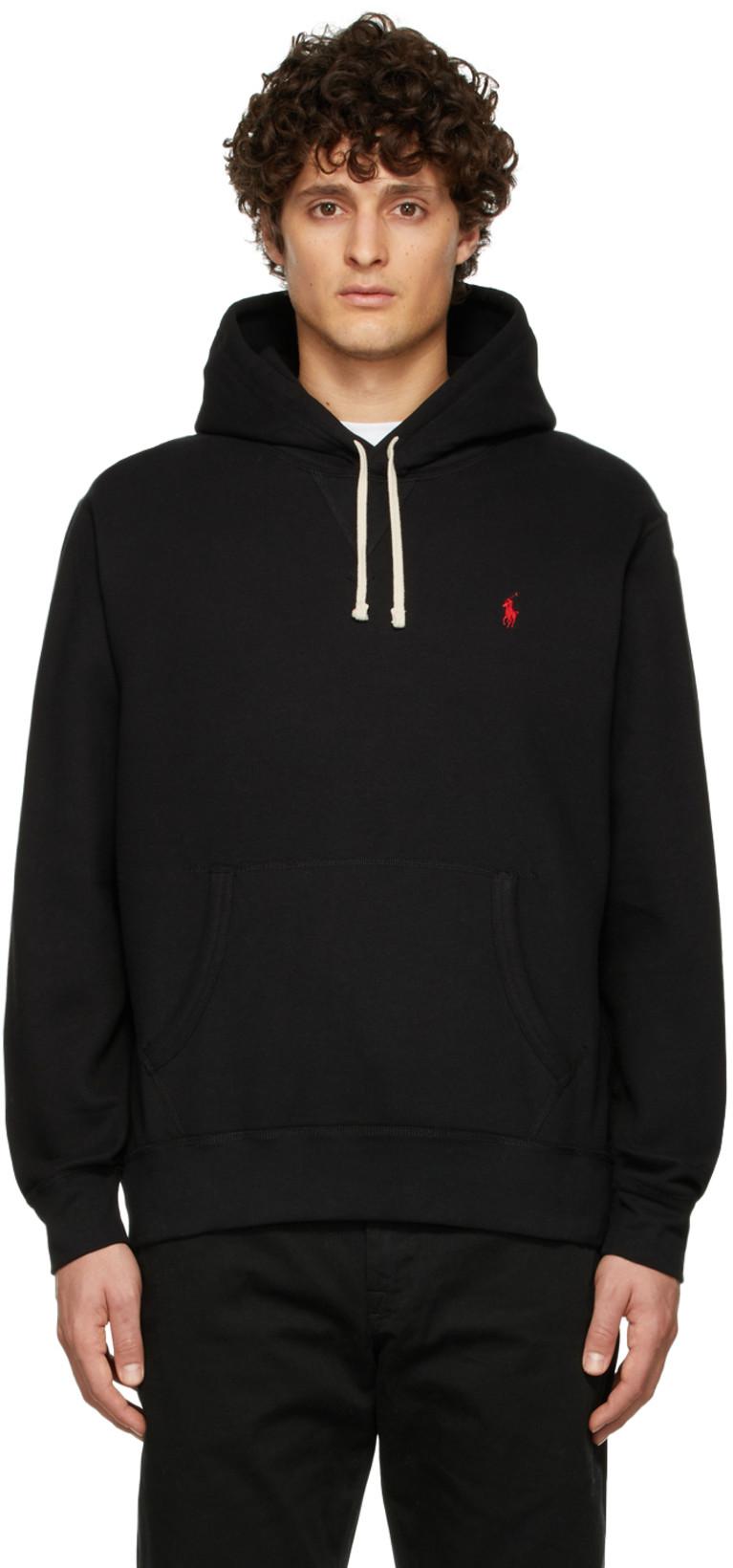 polo ralph lauren classic solid fleece hoodie
