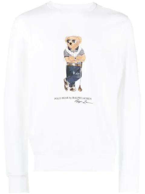 Polo Bear crew-neck sweatshirt by POLO 