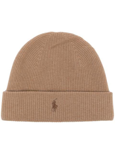 Polo Pony cashmere beanie by POLO RALPH 