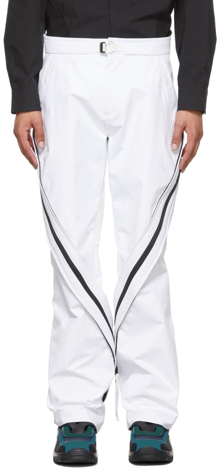 White 4.0+ Technical Center Trousers by POST ARCHIVE FACTION (PAF)