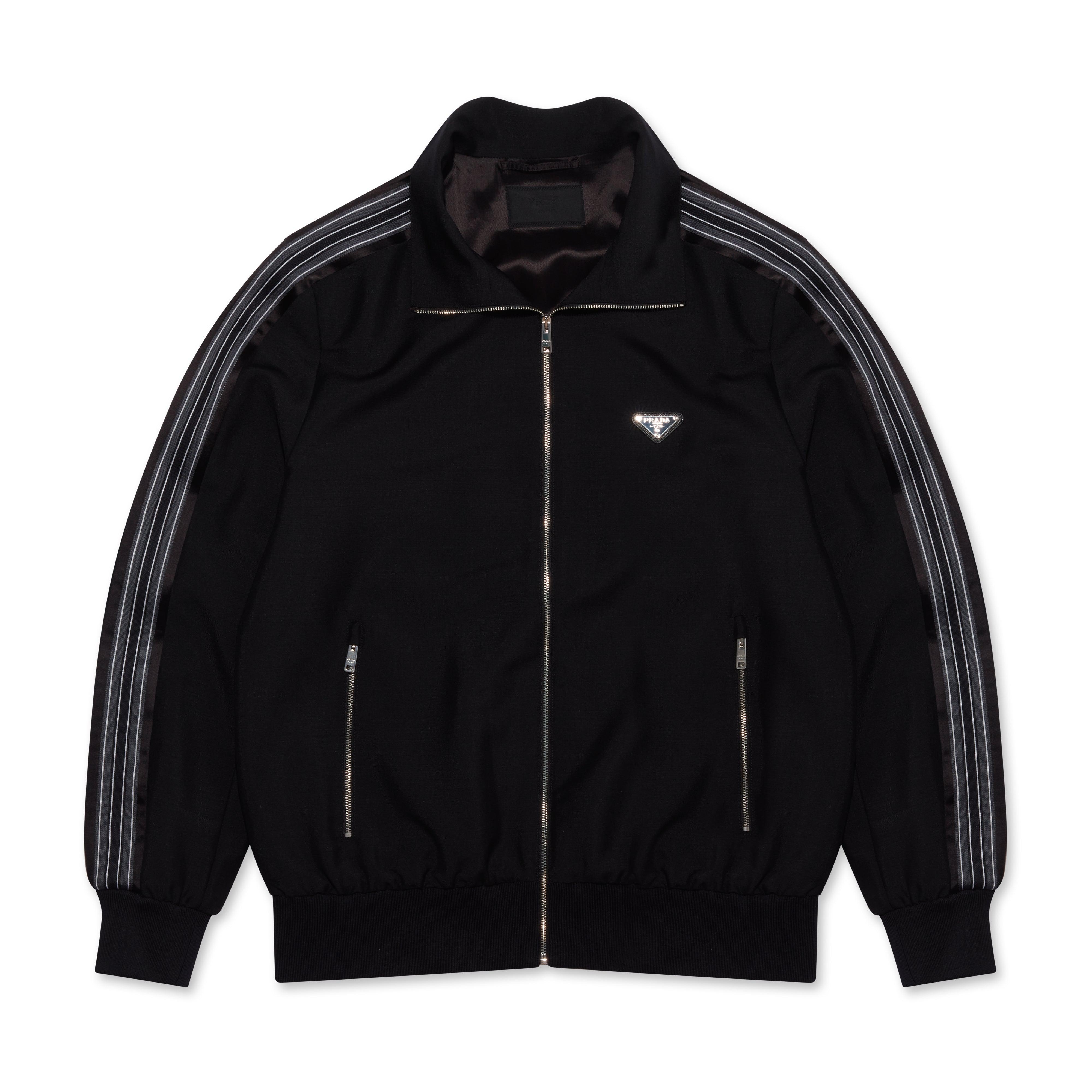 Prada Men's Zip Up Jacket (Black) by PRADA