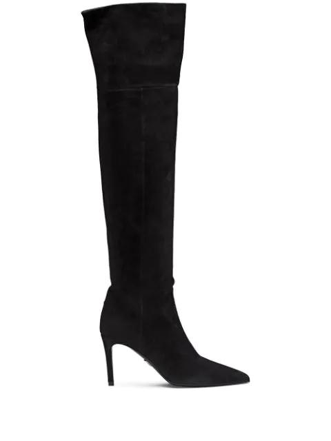 prada thigh high boot