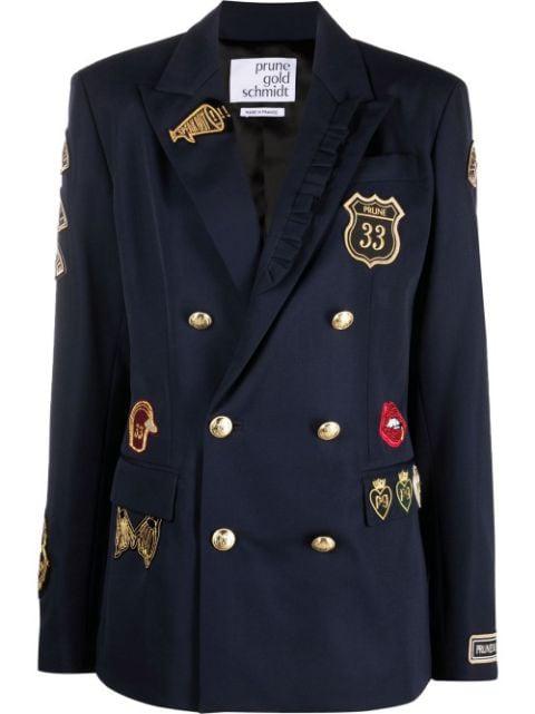 Josefina military patch jacket by PRUNE GOLDSCHMIDT